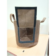 Geo Fabric Grow Bag 12X12 inch With Harvest Window Geo Fabric Grow Bag 12X12 inch With Harvest Window